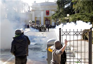 ALBANIA OPPOSITION PROTEST