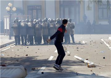 ALBANIA OPPOSITION PROTEST