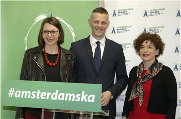 Tiskovna konferencija Amsterdamske koalicije