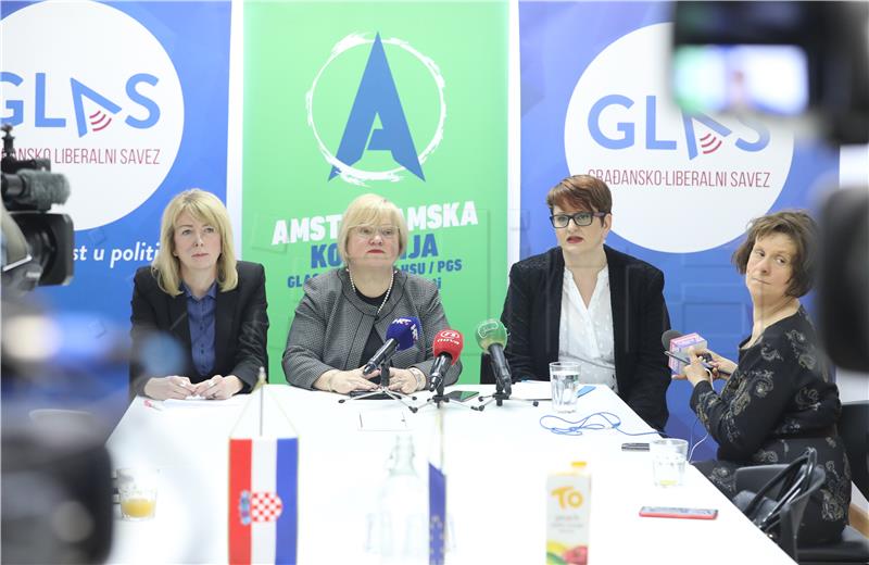 Konferencija za medije zagrebačkog GLAS-a i HSU-a