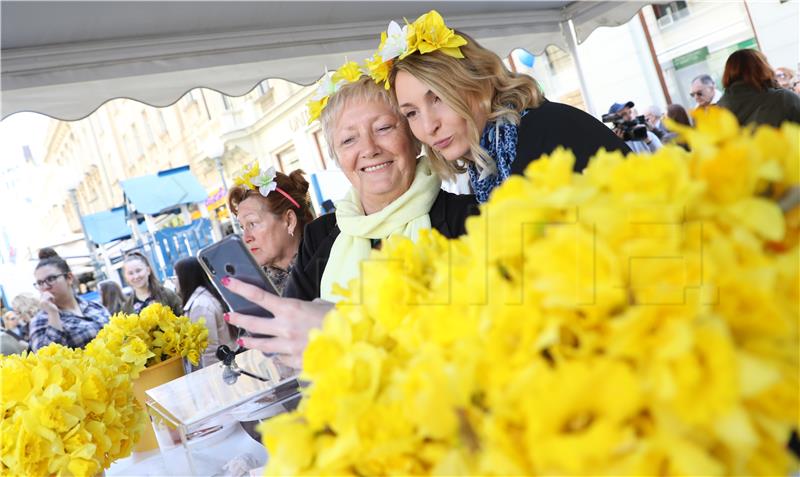 Obilježavanje Dana narcisa na Cvjetnom trgu