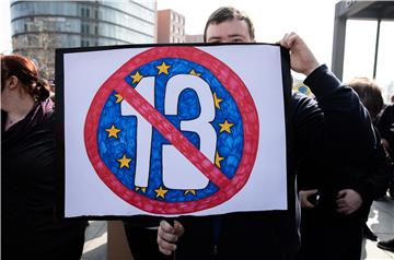 GERMANY BERLIN ARTICLE 13 DEMONSTRATION