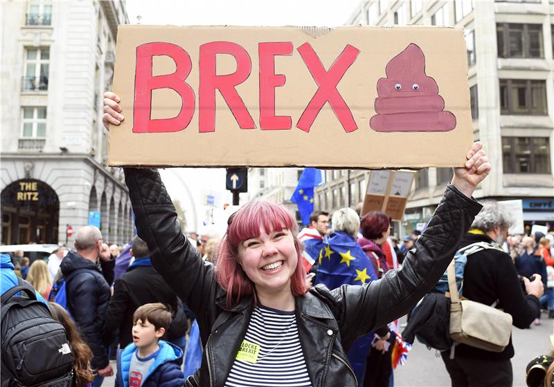 BRITAIN BREXIT PROTEST