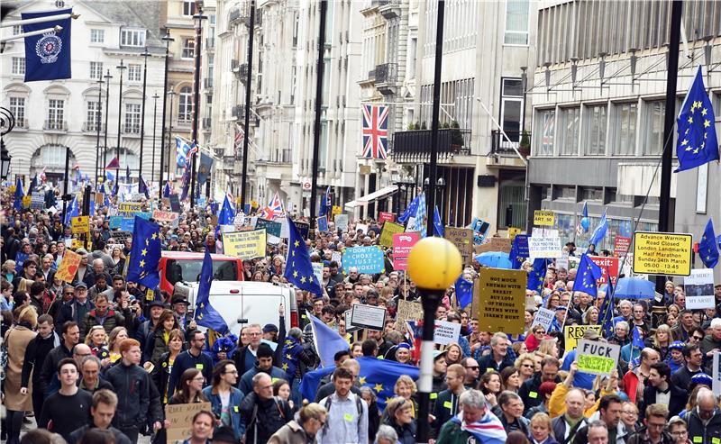 BRITAIN BREXIT PROTEST