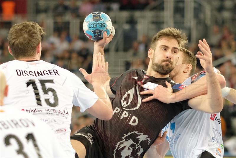 Utakmica osmine finala EHF Lige prvaka PPD  Zagreb - Vardar