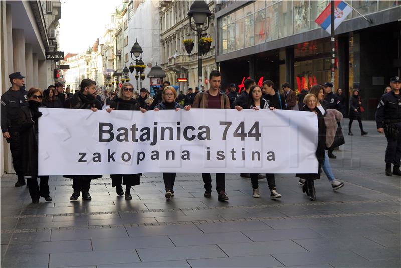 Skupina nevladinih udruga u Beogradu organizirala akciju "Batajnica 744 - zakopana istina"