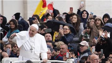 VATICAN POPE FRANCIS GENERAL AUDIENCE