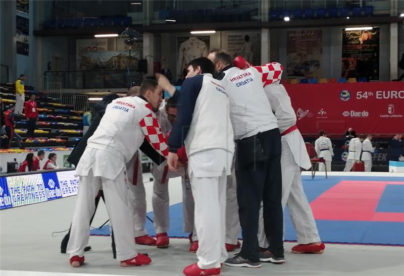 EP karate: Hrvatska muška reprezentacija osvojila ekipnu broncu