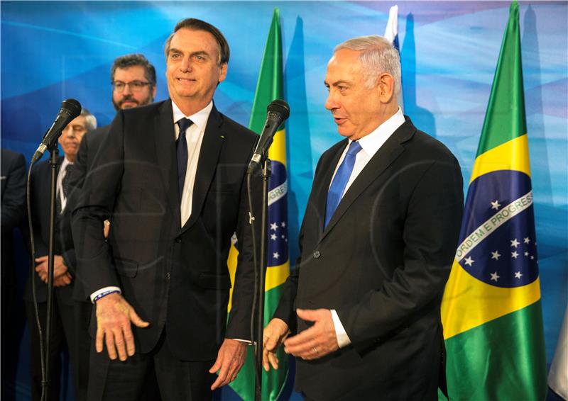 Bolsonaro najavio otvaranje diplomatskog ureda u Jeruzalemu