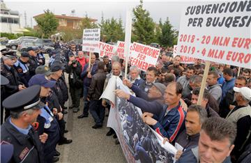 ALBANIA FARMERS PROTEST