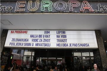 2,000 rally in downtown Zagreb against announced closure of Europa cinema