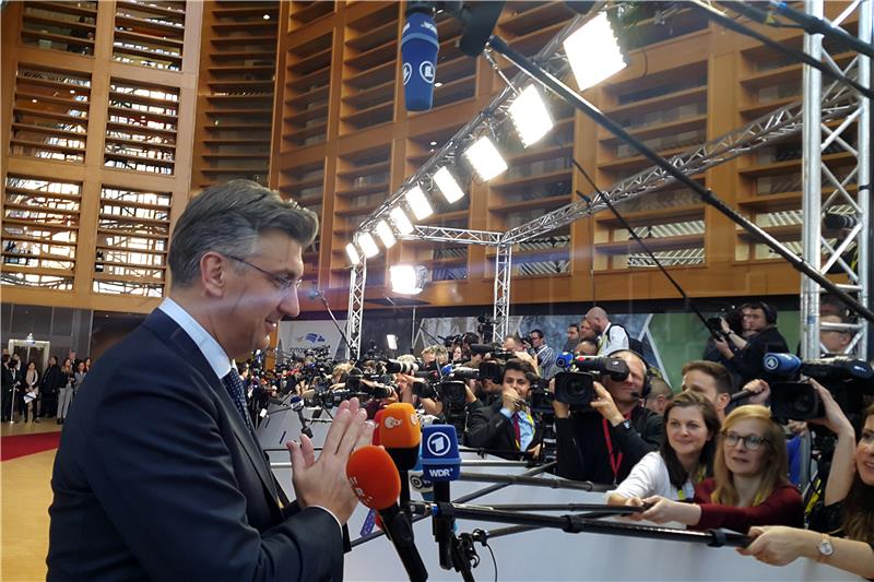 Plenković na sastanku u Bruxellesu