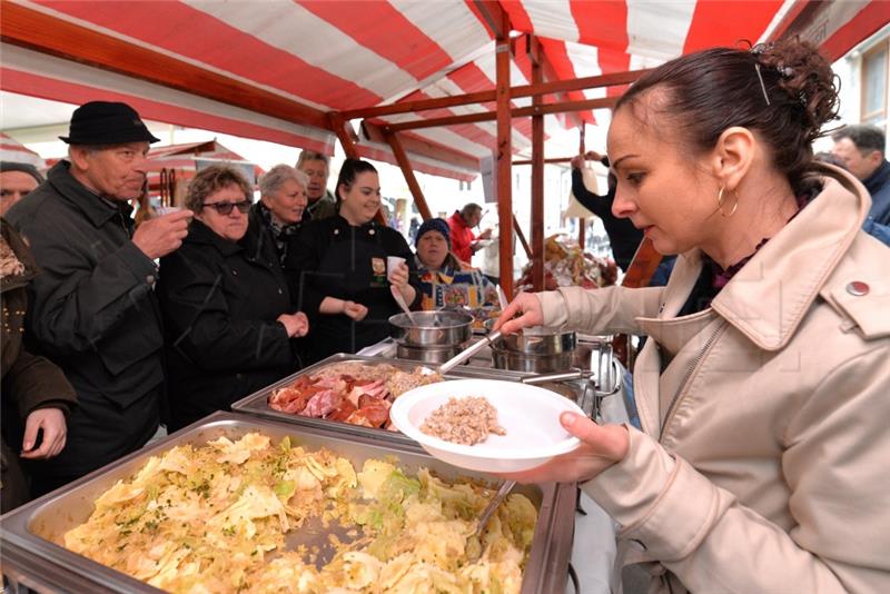 Gastro manifestacija 'Dan zaštićenih hrvatskih autohtonih proizvoda' u Varaždinu