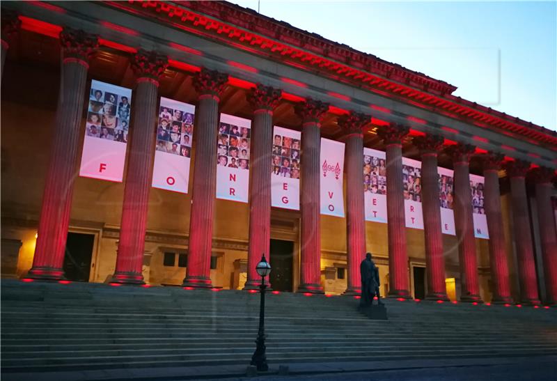 BRITAIN LIVERPOOL 30TH ANNIVERSARY OF HILLSBOROUGH DISASTER