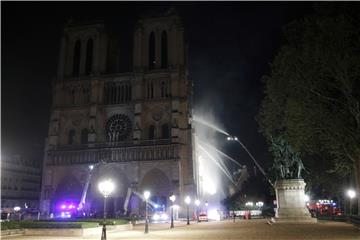 FRANCE NOTRE DAME FIRE