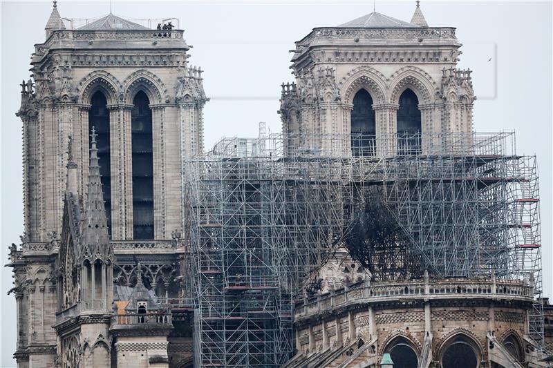 FRANCE NOTRE DAME FIRE