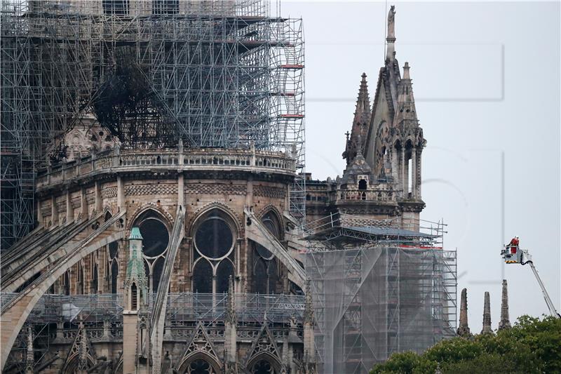 FRANCE NOTRE DAME FIRE