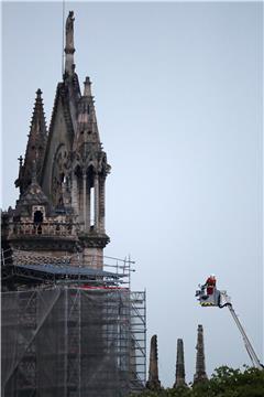 FRANCE NOTRE DAME FIRE