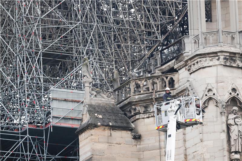 FRANCE NOTRE DAME FIRE