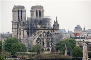 FRANCE NOTRE DAME FIRE