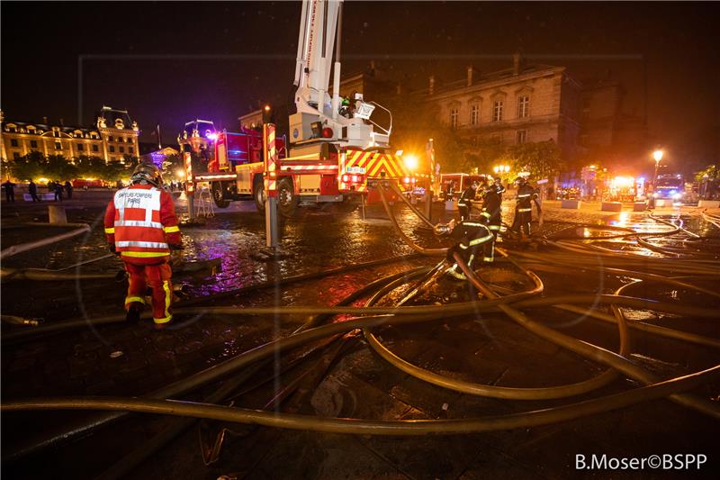 FRANCE NOTRE DAME FIRE