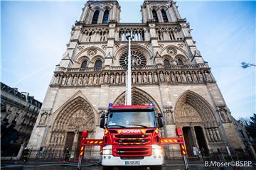 FRANCE NOTRE DAME FIRE