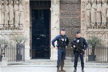 FRANCE NOTRE DAME FIRE