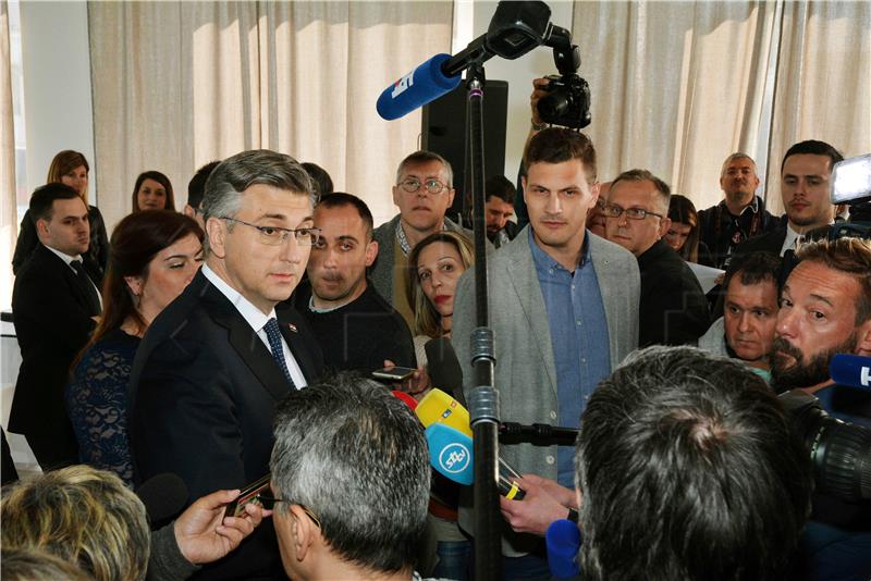 Plenkovic and Zalac satisfied with progress of Slavonia project