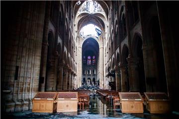 FRANCE NOTRE DAME FIRE