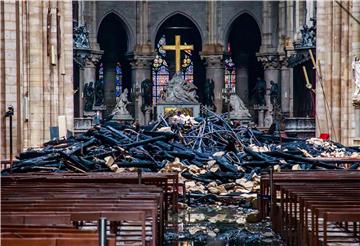 FRANCE NOTRE DAME FIRE