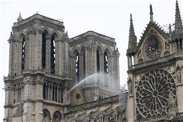 FRANCE NOTRE DAME FIRE