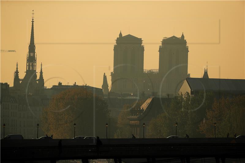 FRANCE NOTRE DAME FIRE