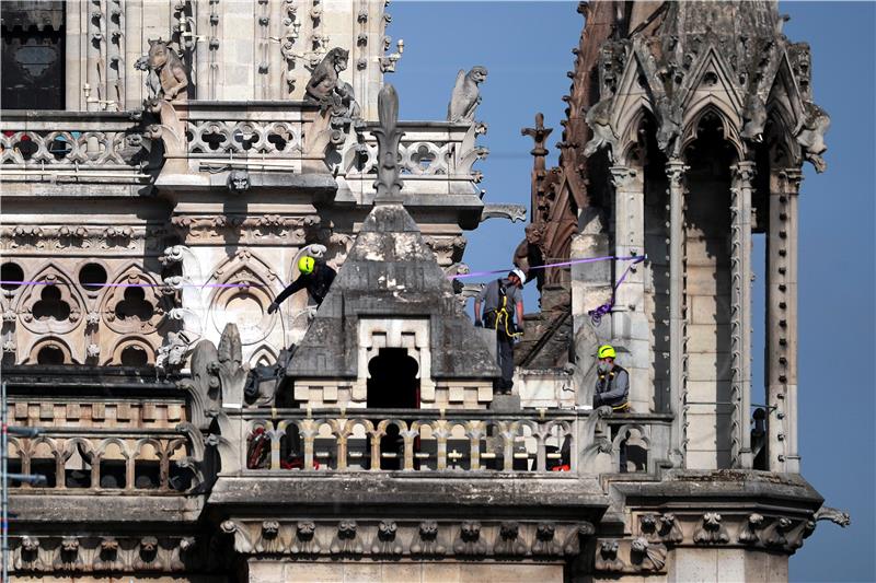 FRANCE NOTRE DAME FIRE AFTERMATH