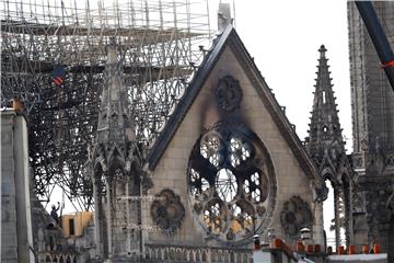 FRANCE NOTRE DAME FIRE