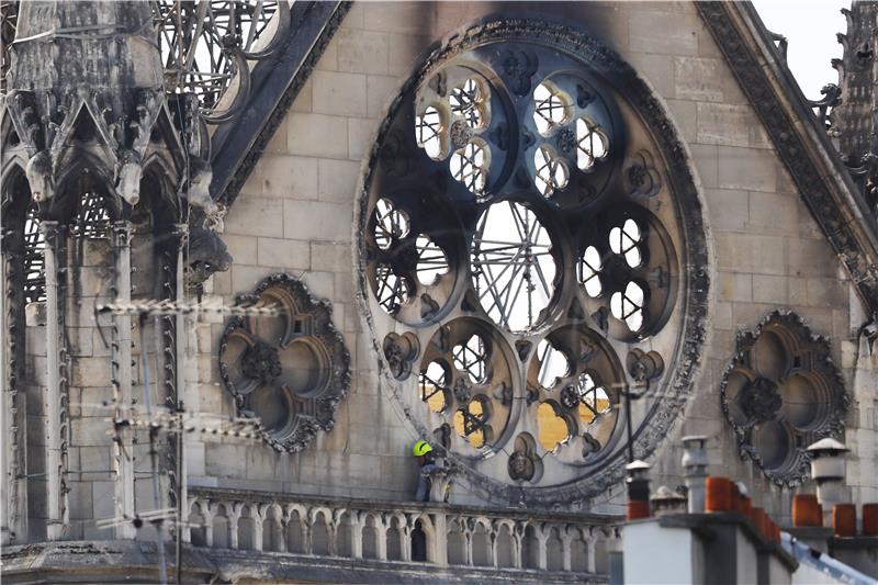 FRANCE NOTRE DAME FIRE