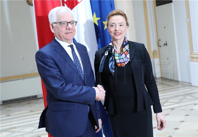 Poland supports Croatia's bid to join Schengen Area