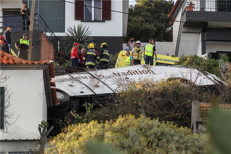 PORTUGAL BUS ACCIDENT MADEIRA