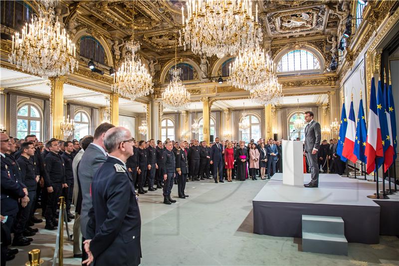 FRANCE ELYSEE NOTRE DAME FIRE AFTERMATH