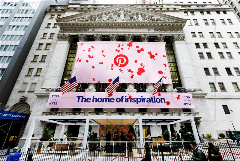 USA NEW YORK PINTEREST IPO AT NYSE