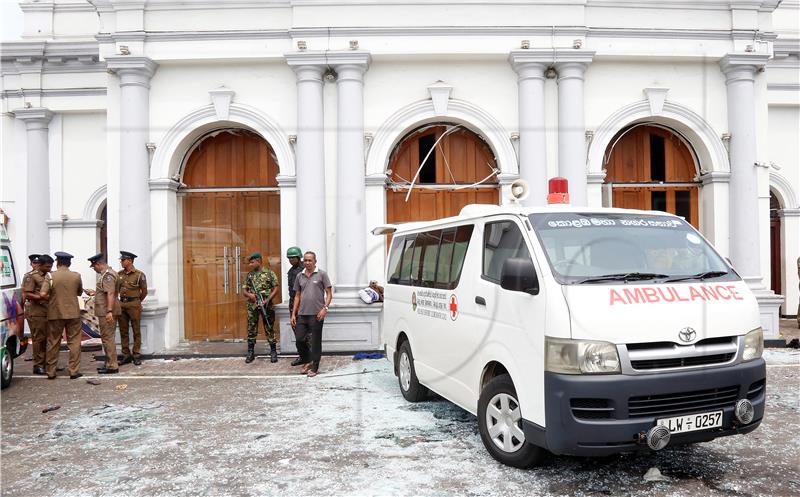 SRI LANKA  MULTIPLE EXPLOSIONS