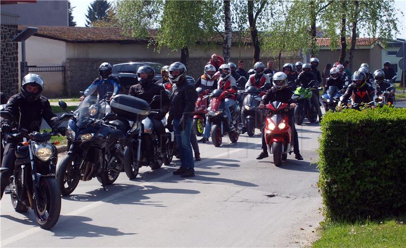 Moto i biciklističko druženje u Križevcima na Uskrsni ponedjeljak