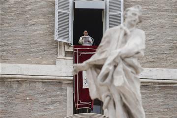 VATICAN CITY POPE FRANCIS REGINA COELI PRAYER