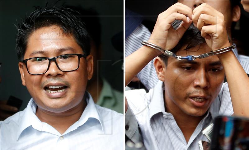 (FILE) MYANMAR TRIALS REUTERS JOURNALISTS