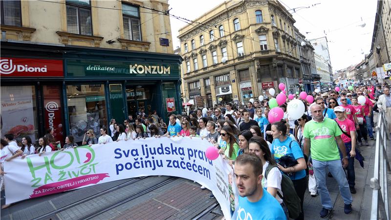 Movement for a Modern Croatia asks DIP to ban Walk for Life on day before EP election