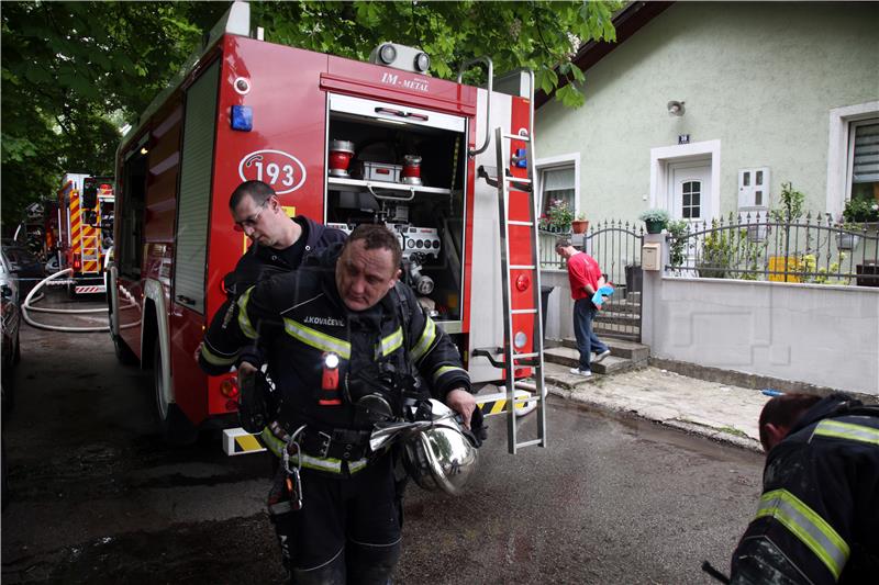 Požar u restoranu na Trešnjevci