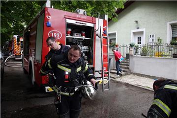 Požar u restoranu na Trešnjevci