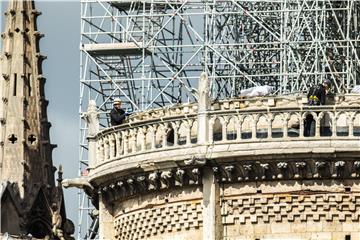 FRANCE NOTRE DAME FIRE