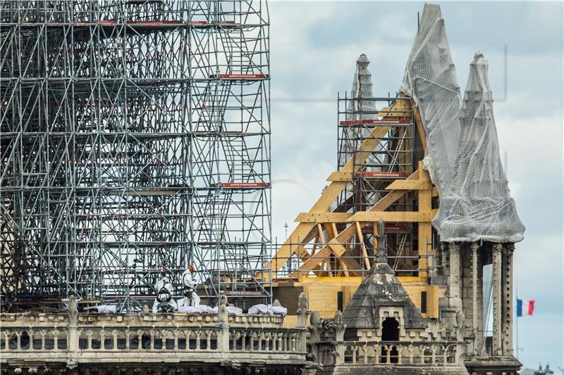 FRANCE NOTRE DAME FIRE