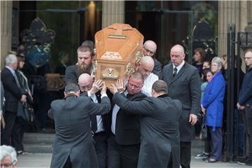 BRITAIN NORTHERN IRELAND LYRA MCKEE FUNERAL