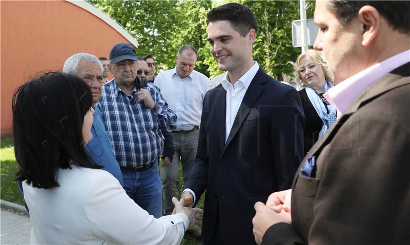 HDZ-ovi kandidati za Europski parlament na Kampusu Borongaj